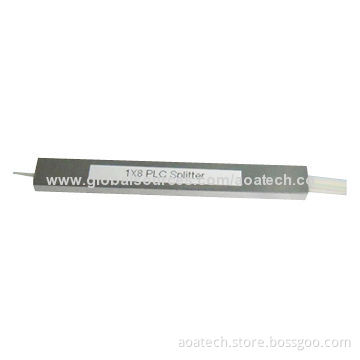 Fiber Splitter, 1 x 8 in Steel Tube with Compact Design and High-reliability